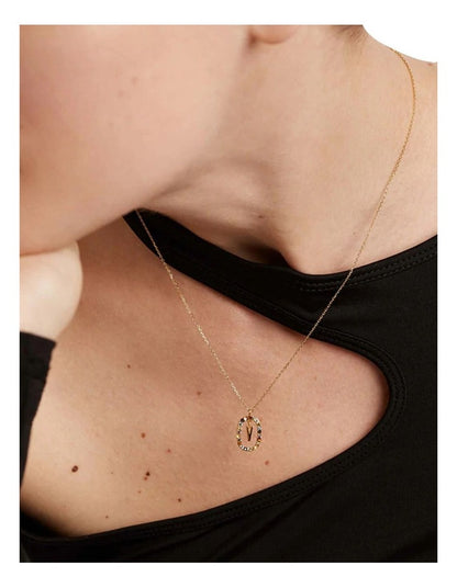 Letter V Multi Necklace