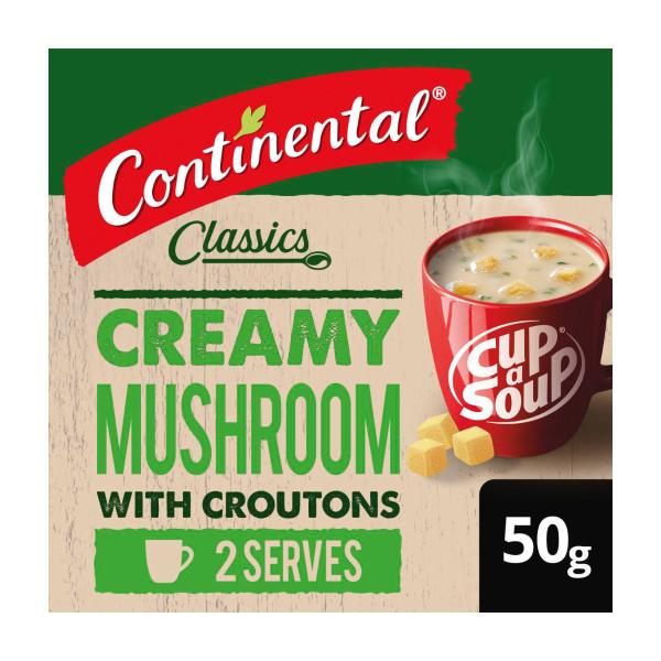 CONTINENTAL CAS CROUT Q2S:CREAMY MUSHROOM:.:50 GRAM