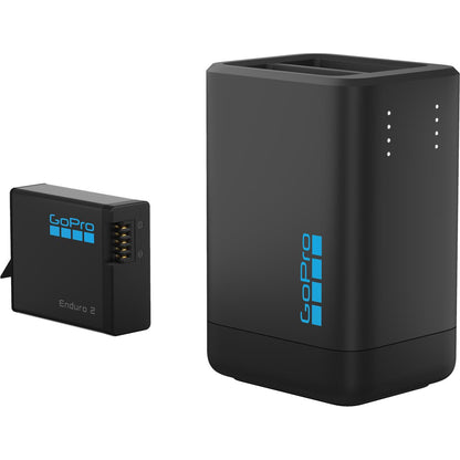 GoPro Dual Battery Charger + Enduro 2 Battery (MISSION 1 Series + HERO13 Black)