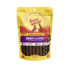 BOW WOW SUPER SNACKS STICKS DOG TREAT WITH BEEF & LIVER 10 PACK