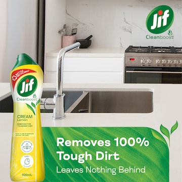 Jif Cream Cleanser With Micro Particles Lemon 500mL