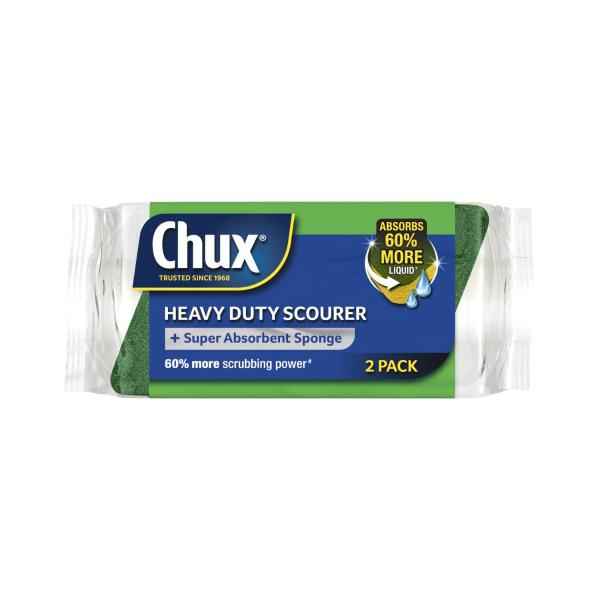 Heavy Duty Scourer + Super Absorbent Sponge