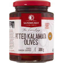 Sandhurst Pitted Kalamata Olives 300g