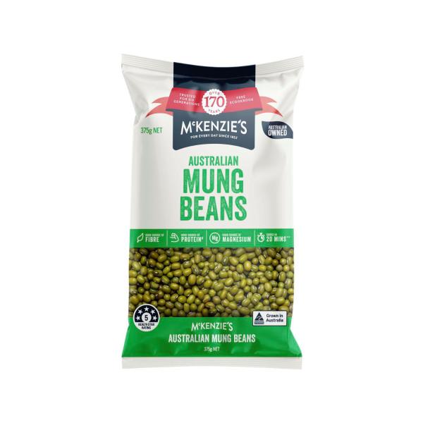 MCKENZIE'S MUNG BEANS 375G