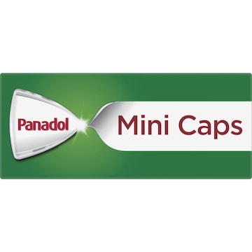 Panadol Mini Caps For Pain Relief Paracetamol 500mg 16 pack