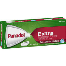 Panadol Extra For Pain Relief Paracetamol & Caffeine 500mg 16 pack
