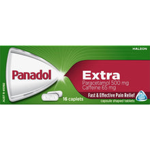 Panadol Extra For Pain Relief Paracetamol & Caffeine 500mg 16 pack