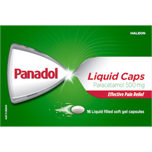 Panadol Liquid Capsules With Paracetamol 500mg 16 pack