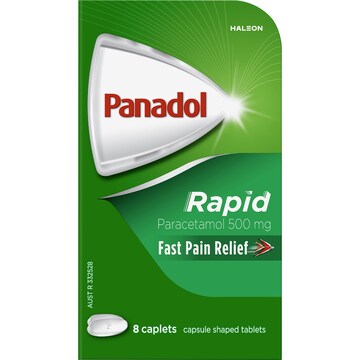 Panadol Rapid Caplets 8 pack