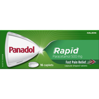 Panadol Rapid For Fast Pain Relief With Paracetamol 500mg 16 pack