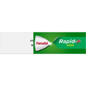 Panadol Rapid Soluble With Paracetamol 500mg 16 pack