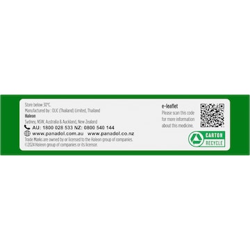 Panadol Rapid Soluble With Paracetamol 500mg 16 pack