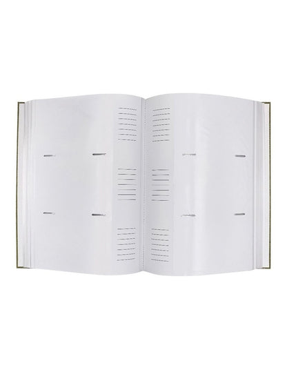 Plush Linen Photo Album 300 Photo Capacity in Duck Egg Green