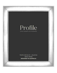 Romance Metal Photo Frame 8x10" in Silver