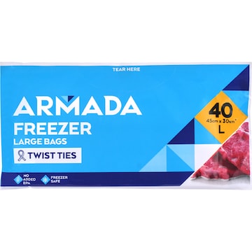 Armada Freezer Bags Large 40 pack