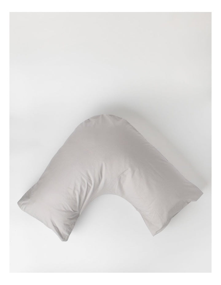 300TC Australian Superfine Cotton U-Shaped Pillowcase in Silver
