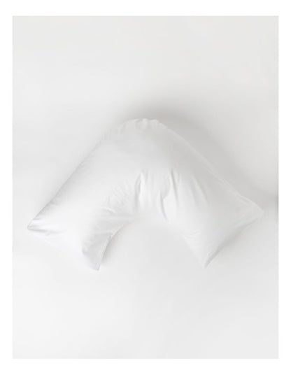 300TC Australian Superfine Cotton U-Shaped Pillowcase in White