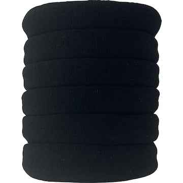 Scunci Ponytailer Black Knit 6 pack