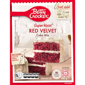 Betty Crocker Red Velvet Cake Mix 450g