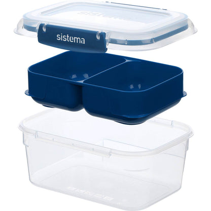 Sistema To Go Stax 1L Plastic Container With Lid each