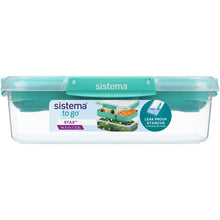 Sistema To Go Stax 2.2L Plastic Container With Lid each