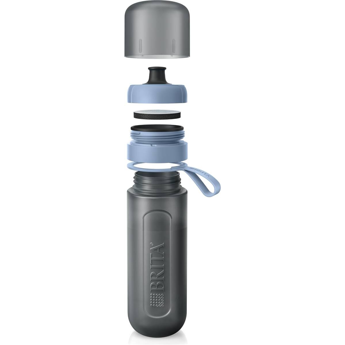 Brita Sports Water Filter Bottle Active Blue 600mL