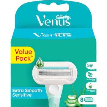 Gillette Venus Deluxe Smooth Sensitive Blades 8 pack