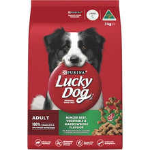 Lucky Dog Adult Minced Beef Vegetable & Marrowbone Dry Food 3kg