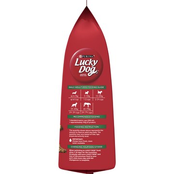 Lucky Dog Adult Minced Beef Vegetable & Marrowbone Dry Food 3kg