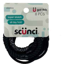 Scunci Super Stretch & Basic Elastics 8 pack