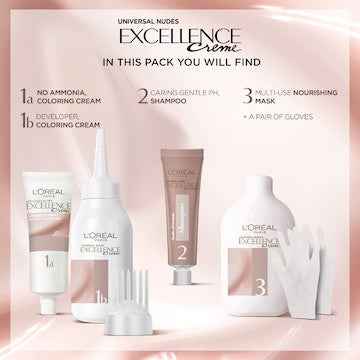 L'Oreal Paris Paris Excellence Creme Nudes 4U Universal Brown each
