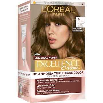 L'Oreal Paris Paris Excellence Creme Nudes 6U Universal Dark Blonde each