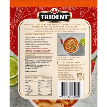 Trident Instant Soup Thai Tom Yum Goong With Noodle 50g