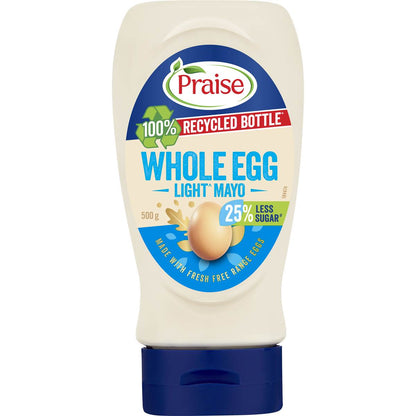 Praise Whole Egg Light Mayo 500g