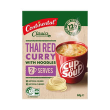 CONTINENTAL CAS ASIAN SOUP Q2S:THAI RED CURRY:.:60 GRAM