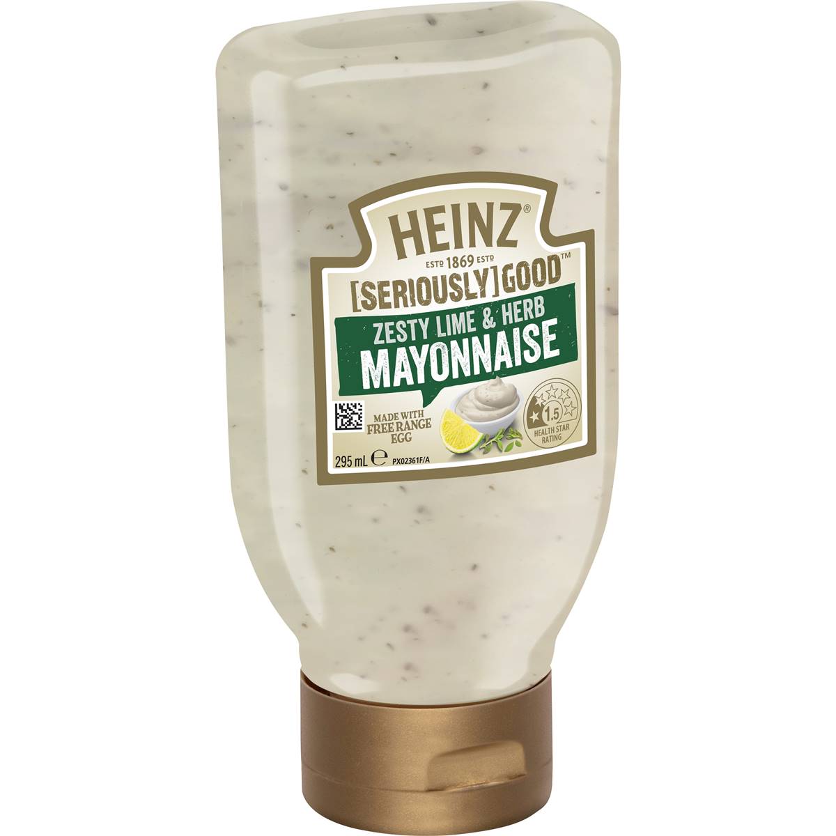 Heinz Zesty Lime & Herb Mayonnaise 295mL