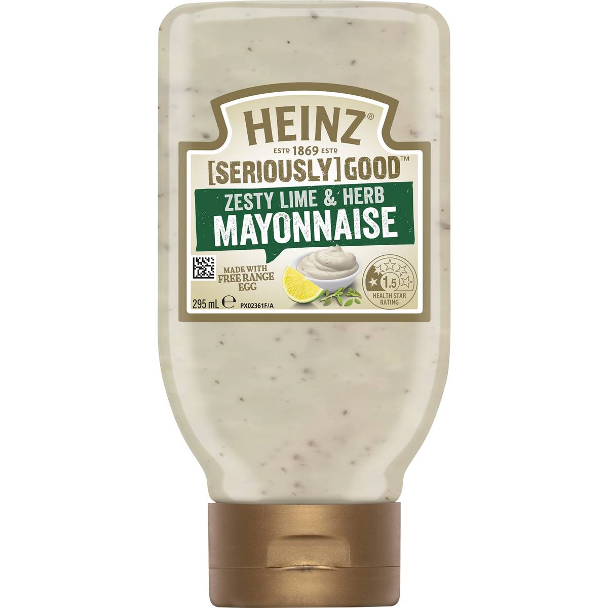 Heinz Zesty Lime & Herb Mayonnaise 295mL