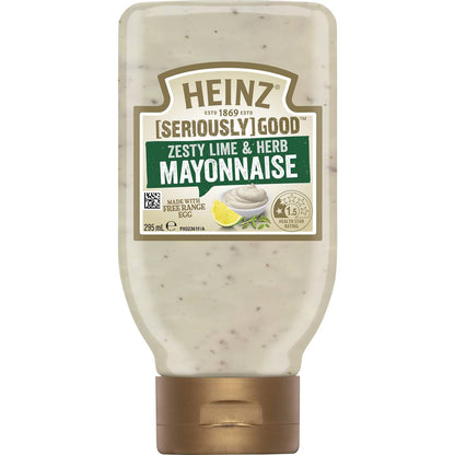 Heinz Zesty Lime & Herb Mayonnaise 295mL