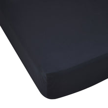 500 Thread Count Australian Grown Cotton Fitted Sheet - Queen Bed, Anthracite