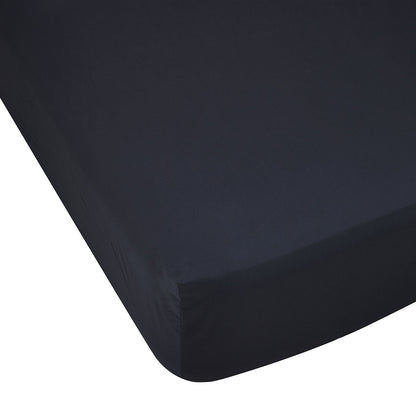 500 Thread Count Australian Grown Cotton Fitted Sheet - Queen Bed, Anthracite