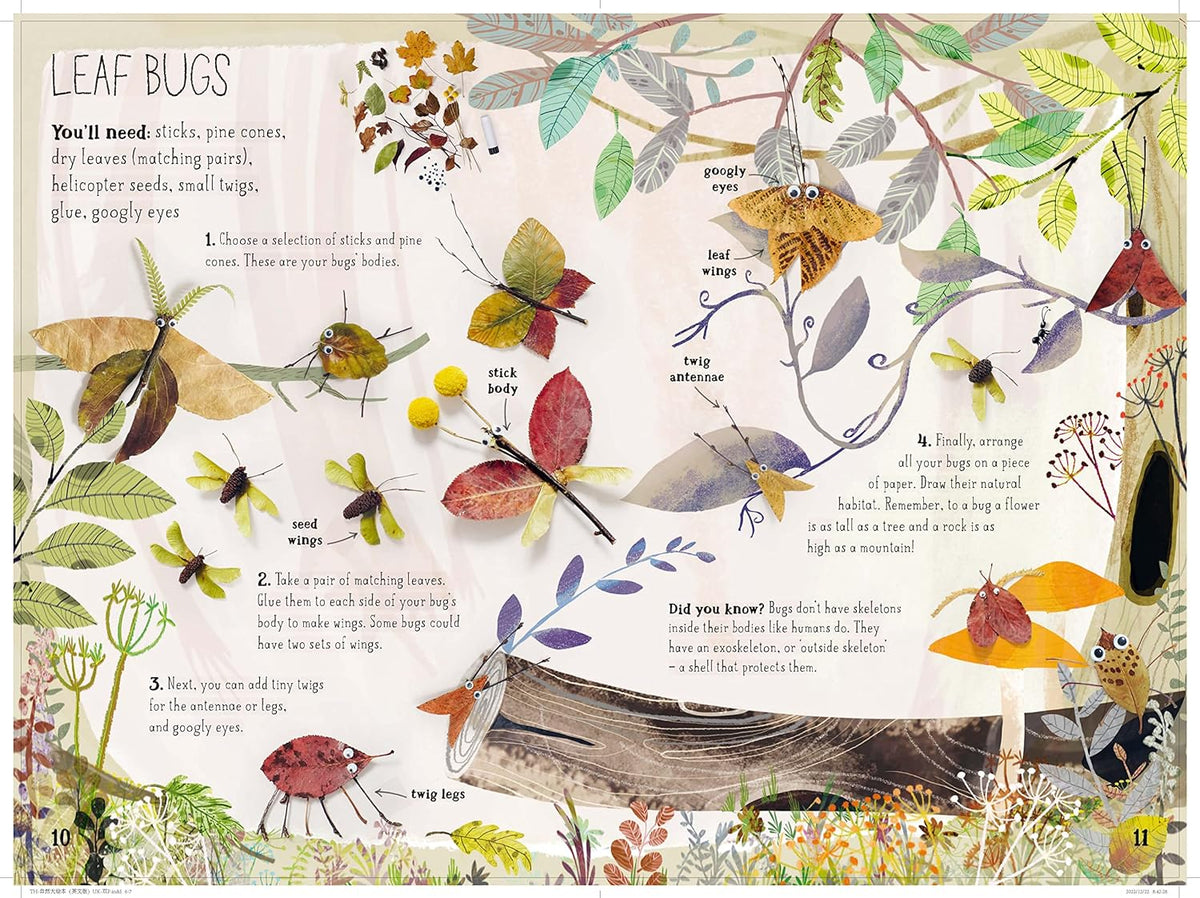 The Big Book Of Nature Art (Hardcover) by Yuval Zommer: Nature kids book