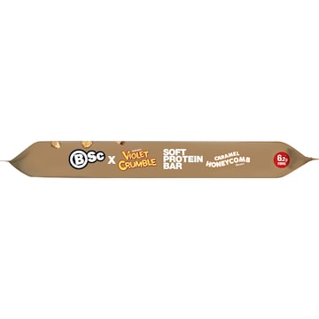 BSc x Violet Crumble Soft Protein Bar Caramel Honeycomb 55g
