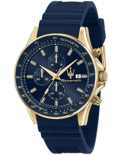 Sfida Gold R8871640004 Watch In Blue