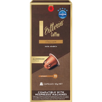 Vittoria Italian Nespresso Compatible Coffee Capsules 10 pack