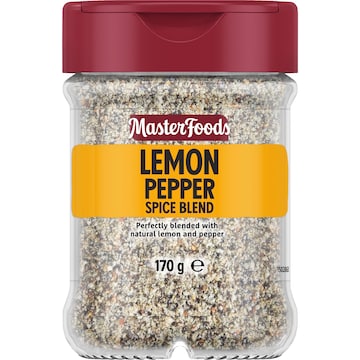 MasterFoods Large Lemon Pepper Seasoning 170g