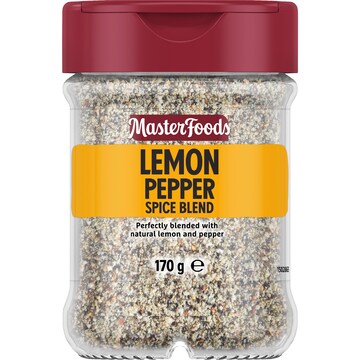 MasterFoods Large Lemon Pepper Seasoning 170g
