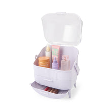 Cosmetic Organiser with Drawer - Lilac