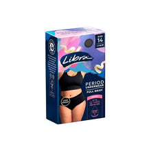Period Underwear Full Brief Black Size L