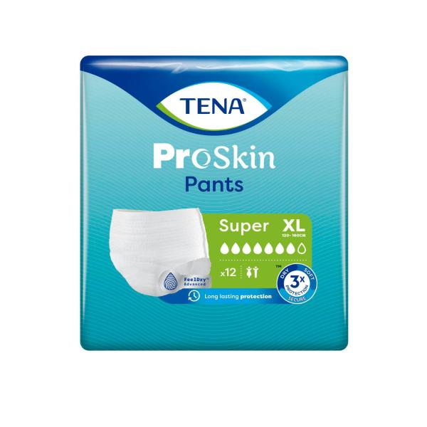 TENA INCONTINENCE SUPER PANTS EXTRA LARGE 12 PACK