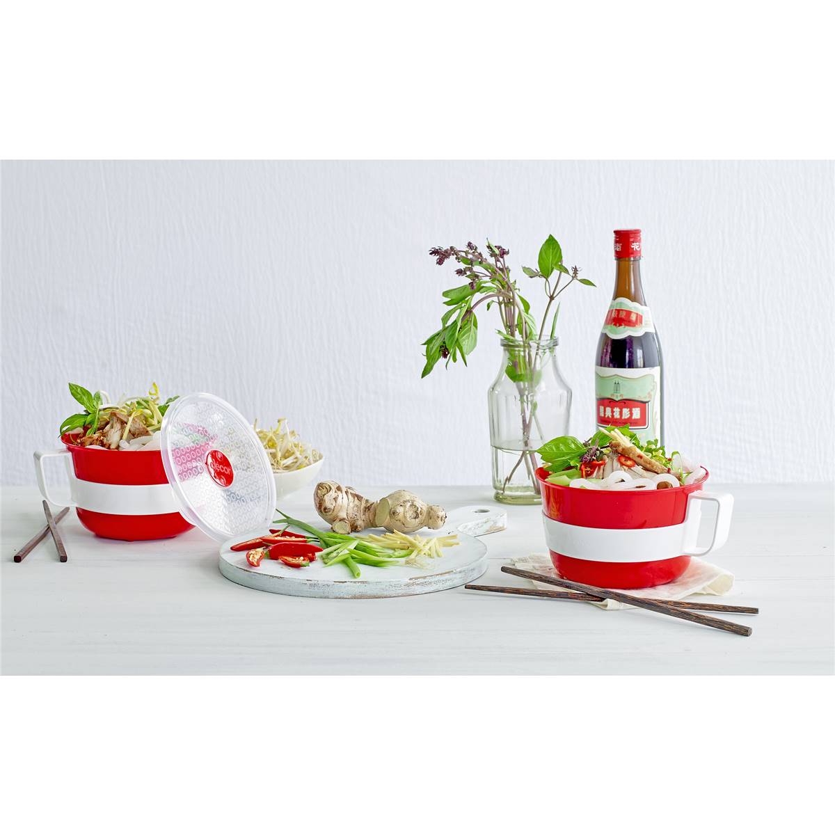 Decor Microsafe Microwavable Noodle Bowl 1.15L